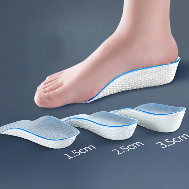 Orthopaedic Height-Increasing Insoles with Arch Support for Everyday Comfort
