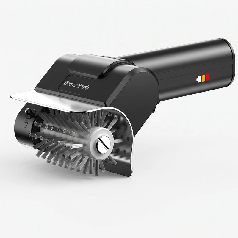 Cordless Electric BBQ Grill Brush with Rotating Stainless Steel Head