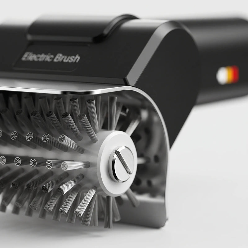 Cordless Electric BBQ Grill Brush with Rotating Stainless Steel Head
