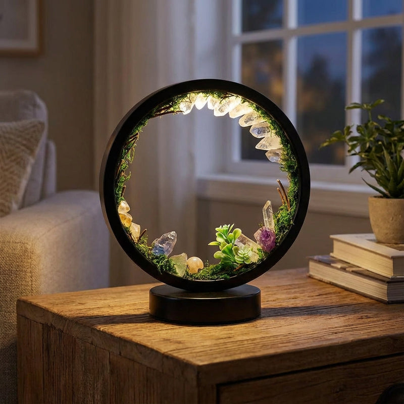 Crystal Botanical Ambient Table Lamp