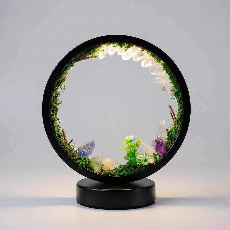 Crystal Botanical Ambient Table Lamp