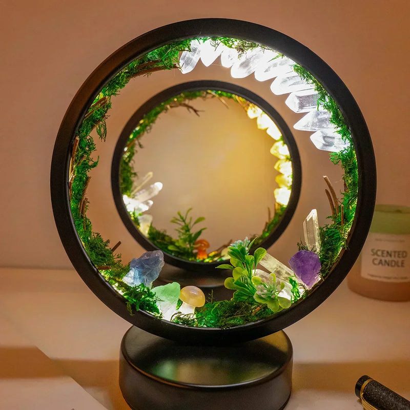 Crystal Botanical Ambient Table Lamp