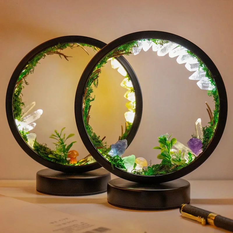Crystal Botanical Ambient Table Lamp