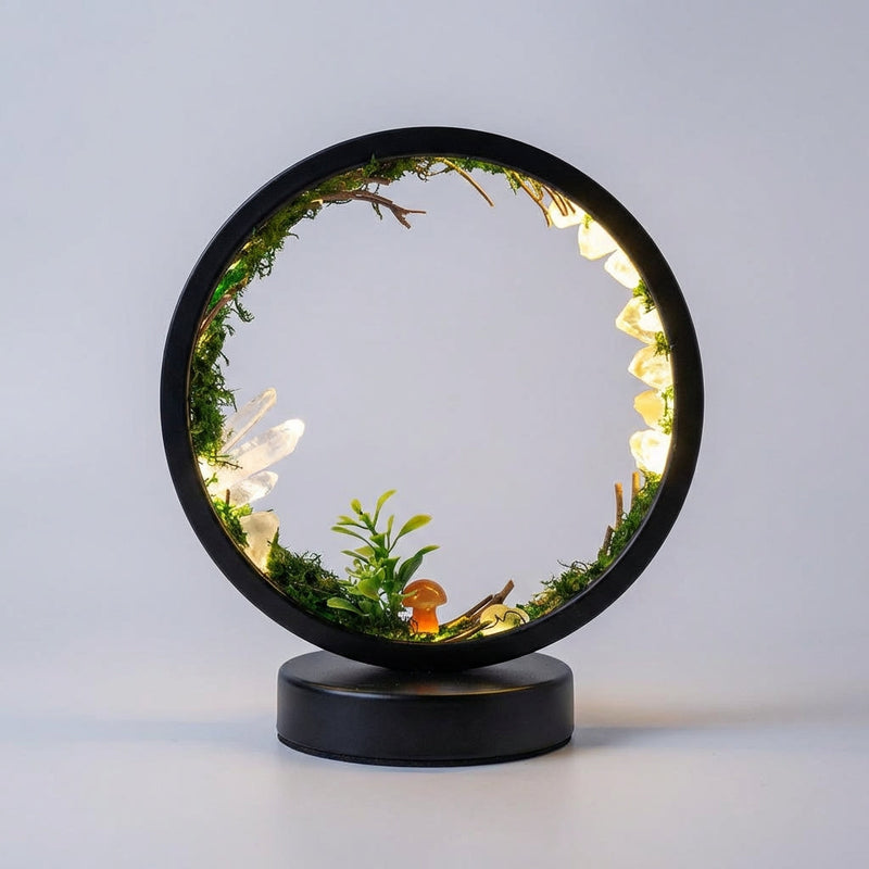 Crystal Botanical Ambient Table Lamp