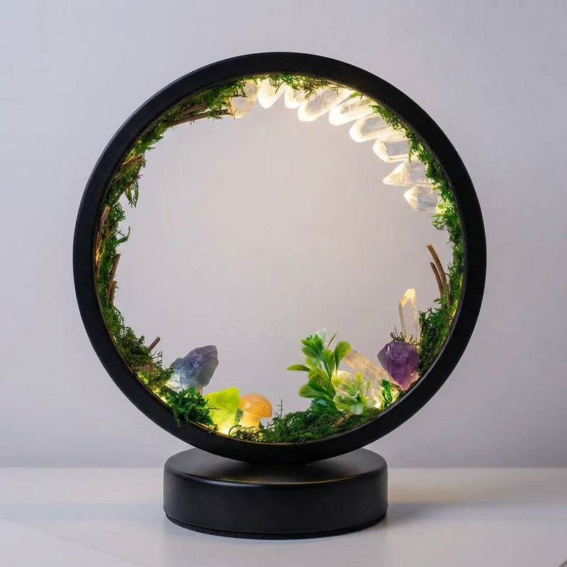 Crystal Botanical Ambient Table Lamp