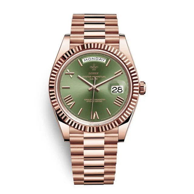 Men’s Watch with Day and Date Display – Timeless and Elegant