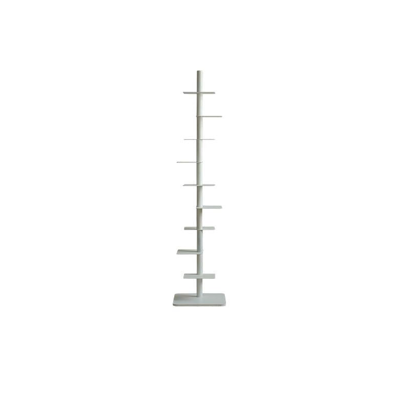 Nine-Tier Carbon Steel Spiral Bookshelf for Home Office Display