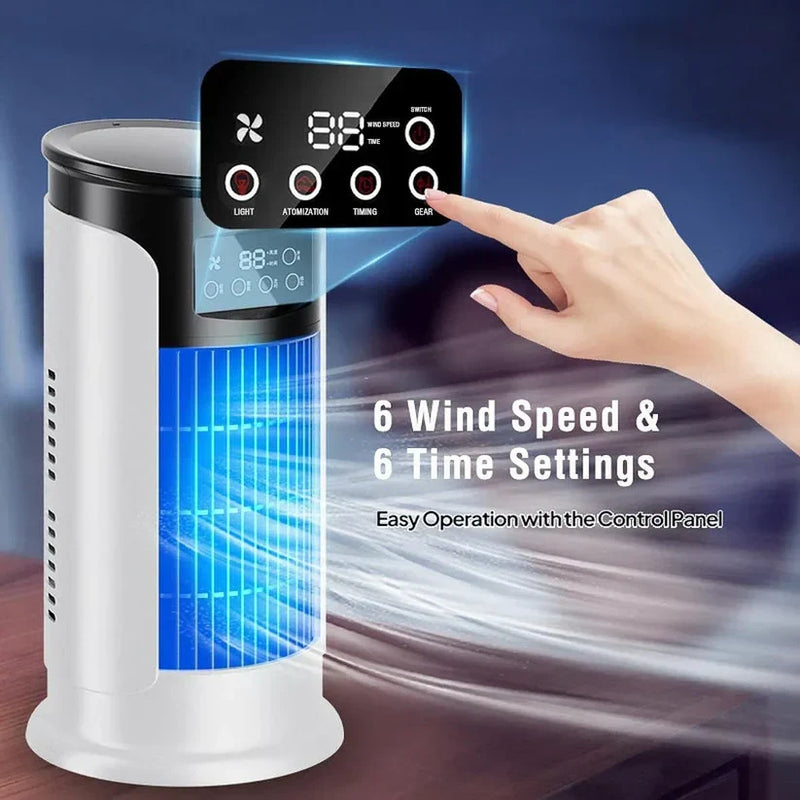 Portable Air Cooler with 5-in-1 Cooling and Mist Function