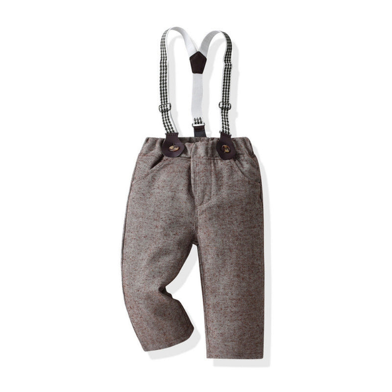 Children's Outfit Set for Toddlers and Kids with Waistcoat and Bow Tie for Special Occasions