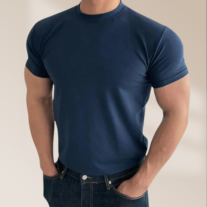 Perfectly Fitting Men's T-Shirt Made of Soft Cotton with a Modern Look