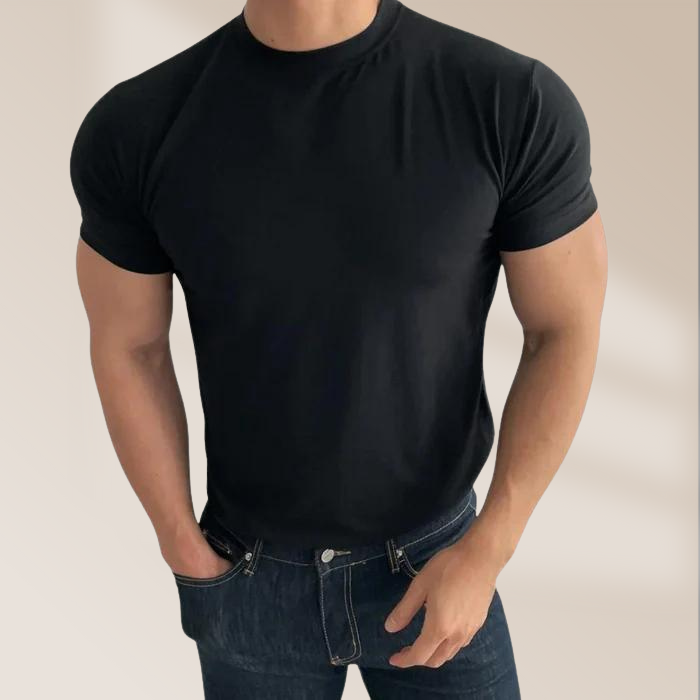 Perfectly Fitting Men's T-Shirt Made of Soft Cotton with a Modern Look