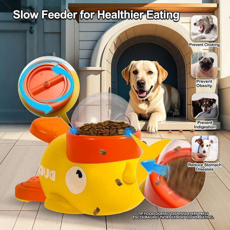 Interactive Dog Toy with Food Dispenser for Mental Stimulation