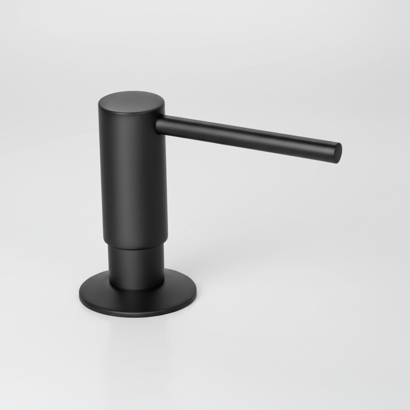 Built-In Kitchen Soap Dispenser with Brass Pump and Refillable Bottle