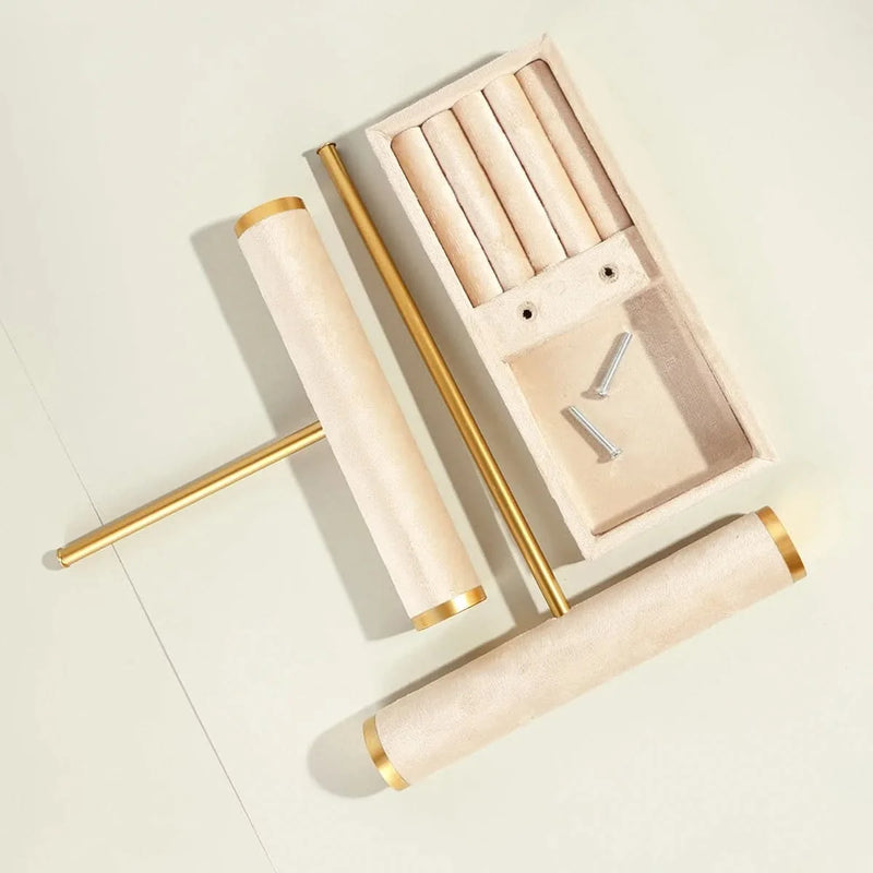 Two-Tier Jewellery Display Stand with T-Bar Organiser