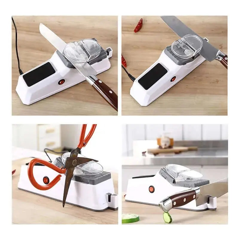 Rechargeable Electric Knife and Scissor Sharpener
