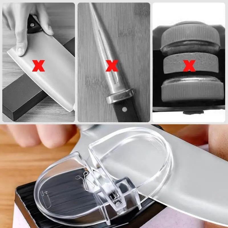 Rechargeable Electric Knife and Scissor Sharpener
