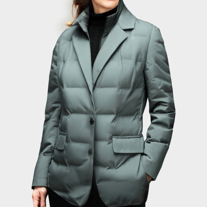 Ladies Downtown Windbreaker with Down Filling – Light and Protective