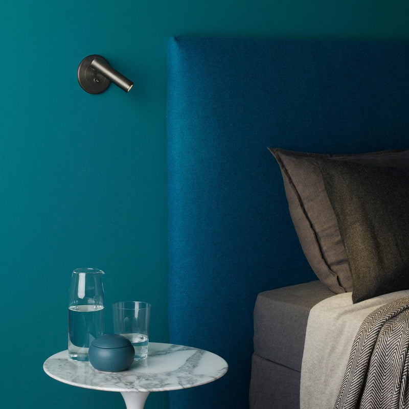 Adjustable Metal LED Wall Reading Lamp with Cylindrical Head
