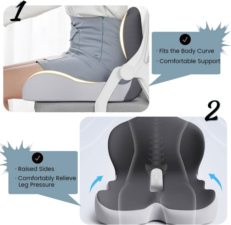 ERGOCOMFORT PAD – Coussin en mousse à mémoire de forme premium pour posture et confort
