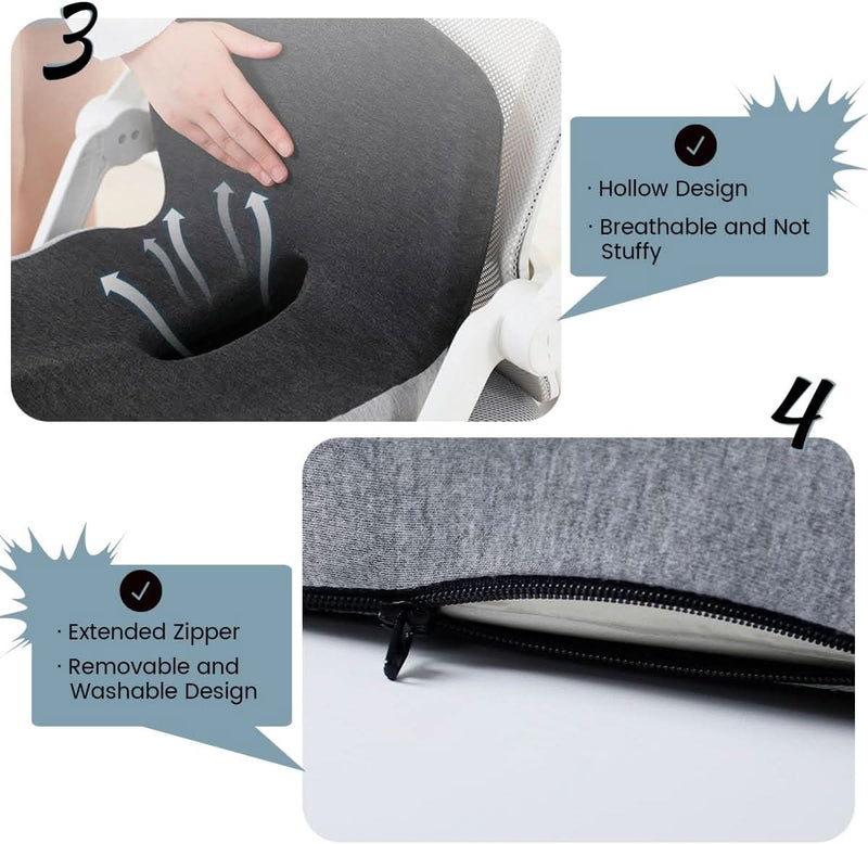 ERGOCOMFORT PAD – Coussin en mousse à mémoire de forme premium pour posture et confort