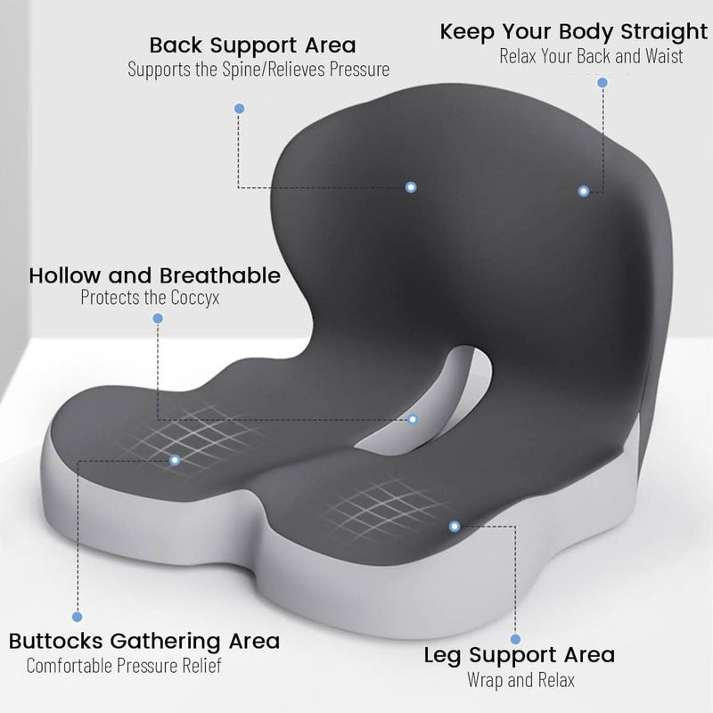 ERGOCOMFORT PAD – Coussin en mousse à mémoire de forme premium pour posture et confort