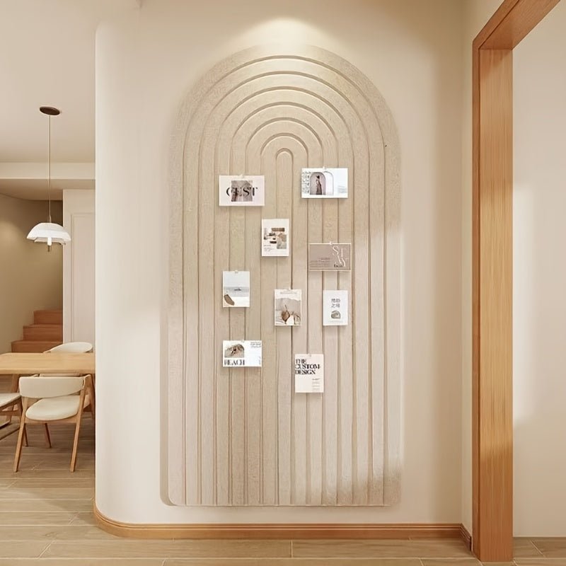 Curved Felt Pin Board for Stylish Wall Organisation and Display