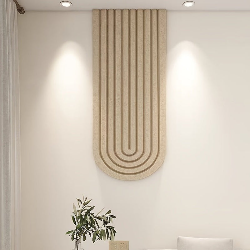 Curved Felt Pin Board for Stylish Wall Organisation and Display