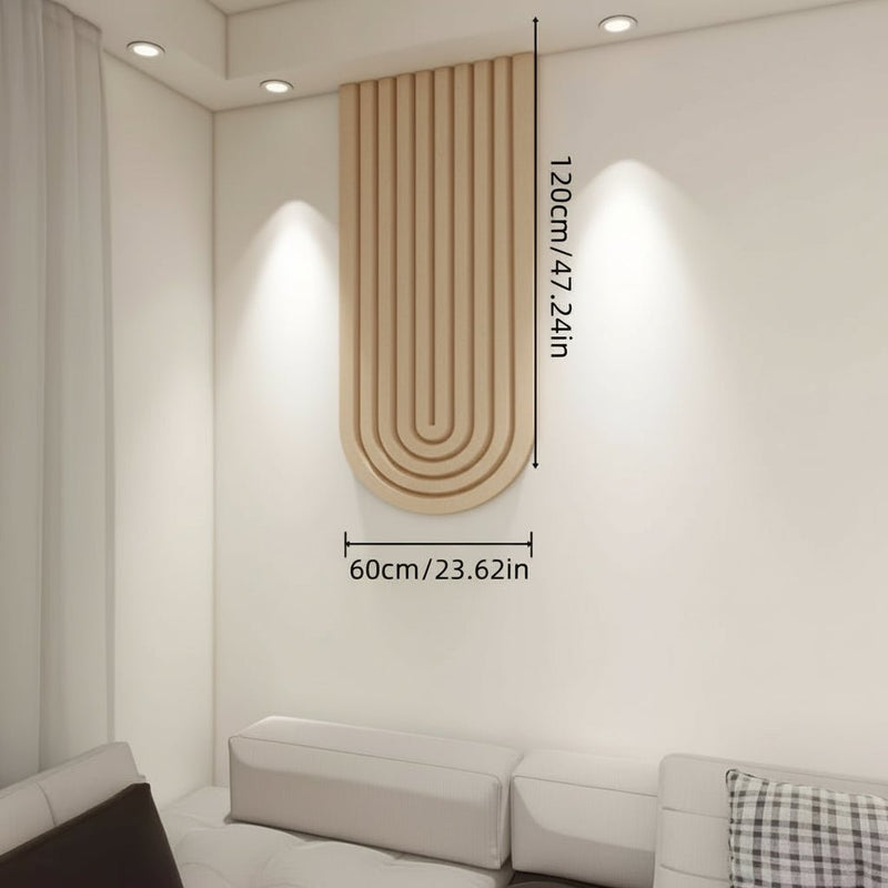 Curved Felt Pin Board for Stylish Wall Organisation and Display