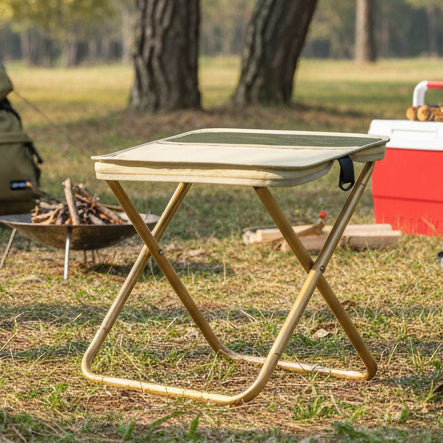 2-in-1 Folding Camping Chair with Integrated Storage Bag