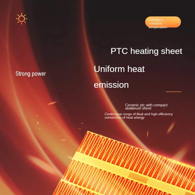Compact Electric Space Heater for Personal Home and Office Warmth
