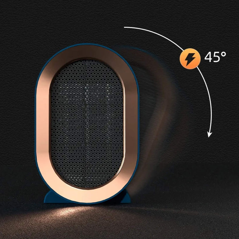 Compact Electric Space Heater for Personal Home and Office Warmth
