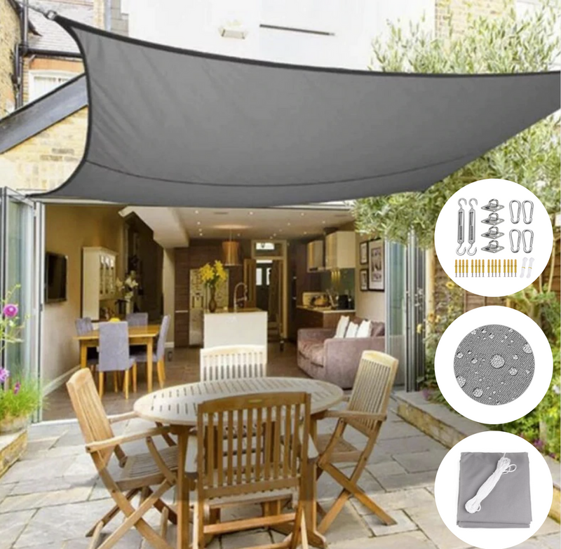 Outdoor Shade Sail with UV Protection for Patios and Gardens