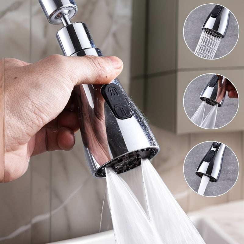 Rotating Tap Aerator with Adjustable Anti-Splash Water Flow