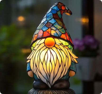 Decorative Dog Table Lamp with Mosaic Design – Atmospheric and Artistic