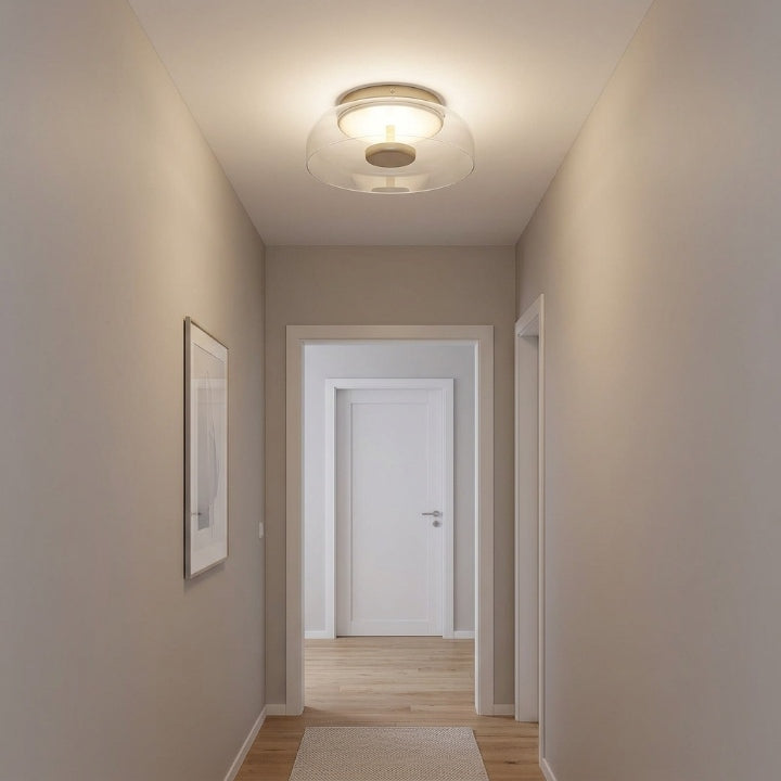 Low Profile Double Glass LED Ceiling Light