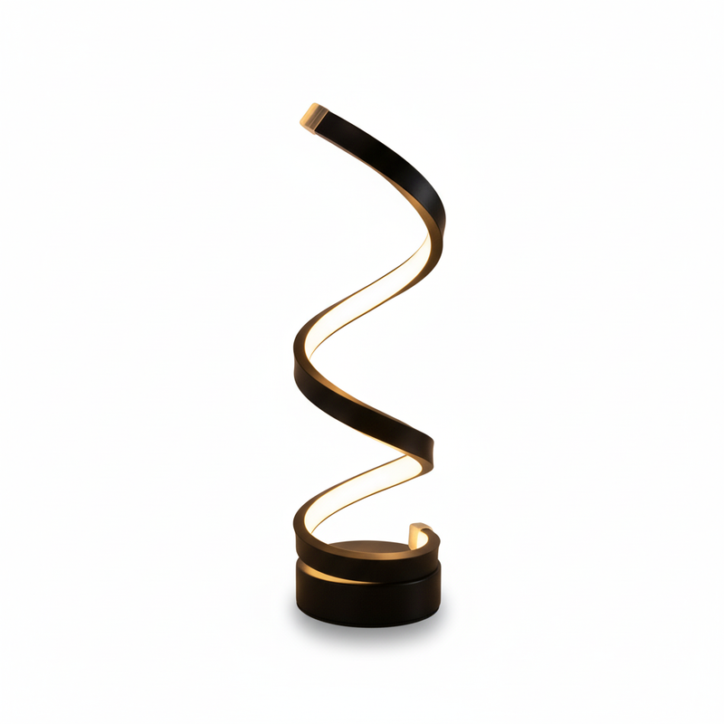 Dimmable Spiral LED Table Lamp