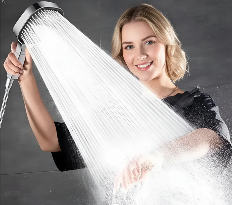 High-Pressure Handheld Shower Head with Multiple Spray Modes