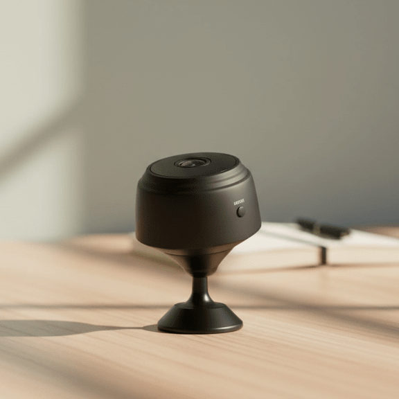 1080p Mini Security Camera with Night Vision & 150° Wide-Angle View