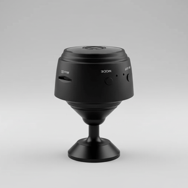 1080p Mini Security Camera with Night Vision & 150° Wide-Angle View