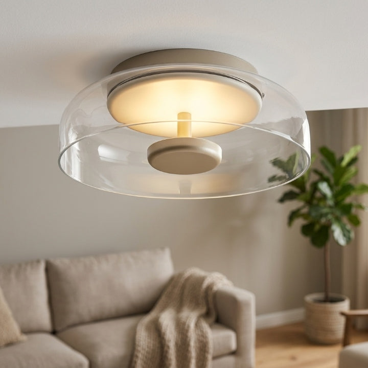 Low Profile Double Glass LED Ceiling Light