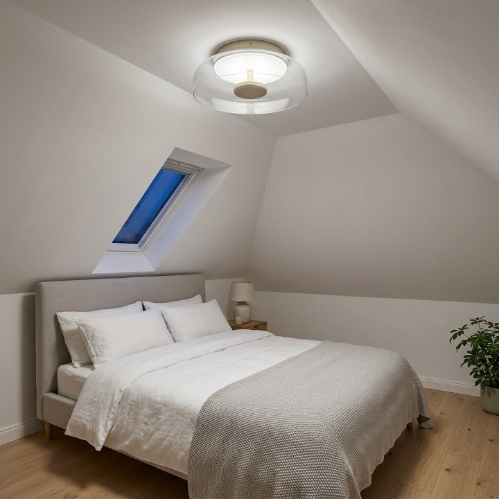 Low Profile Double Glass LED Ceiling Light
