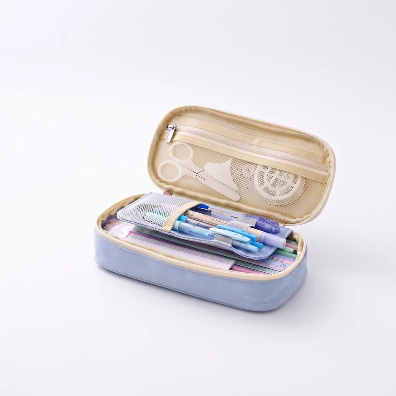 Large Two-Tier Pencil Case for 90 Pens