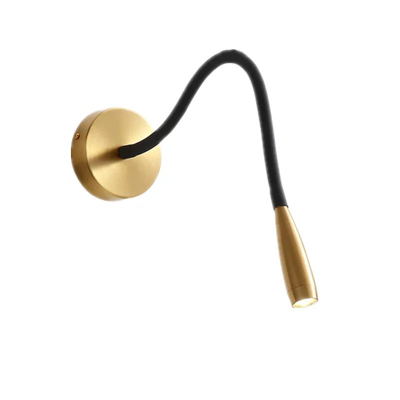 Adjustable Wall Light with Flexible Arm for Focused Illumination