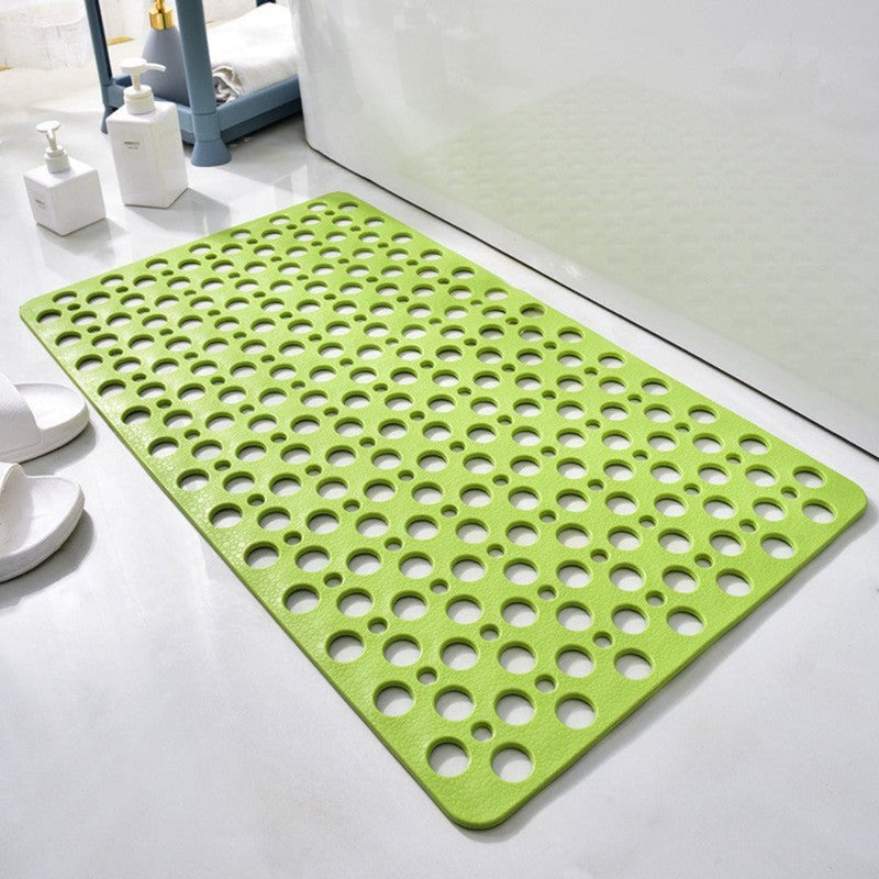 Non-Slip Shower Mat with Quick-Drain Perforated Design