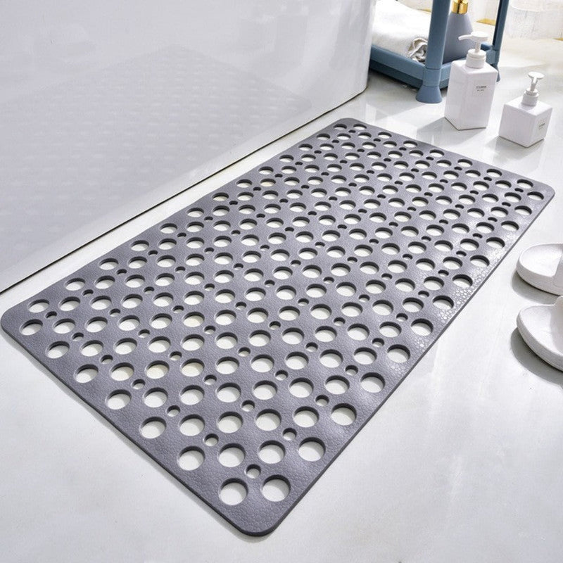 Anti-Slip Shower Mat with Suction Cups and Water Drainage for Bathroom Safety
