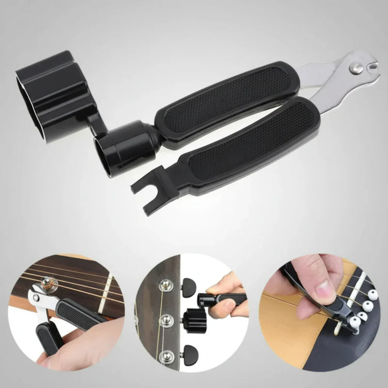 3 in 1 Guitar String Tool for Quick and Easy Maintenance