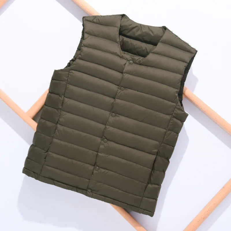 Men’s Lightweight Duck Down Quilted Gilet