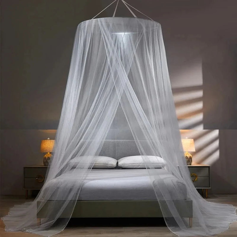 Foldable Hanging Mosquito Net with Breathable Mesh for Comfortable Sleep