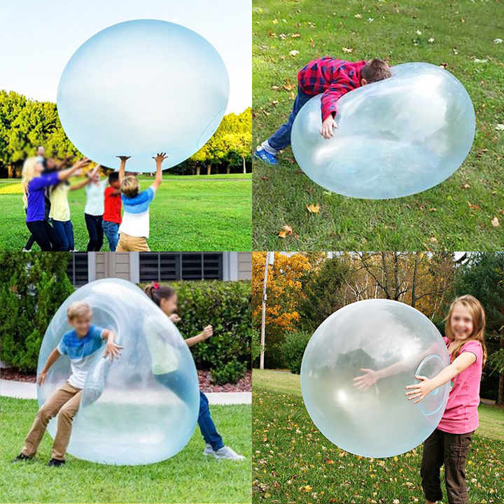 Large Inflatable Play Ball for Children with Flexible Design and Active Outdoor Play