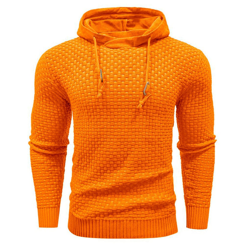 Robust Men's Hoodie with Waffle Texture – Warm, Durable and Comfortable